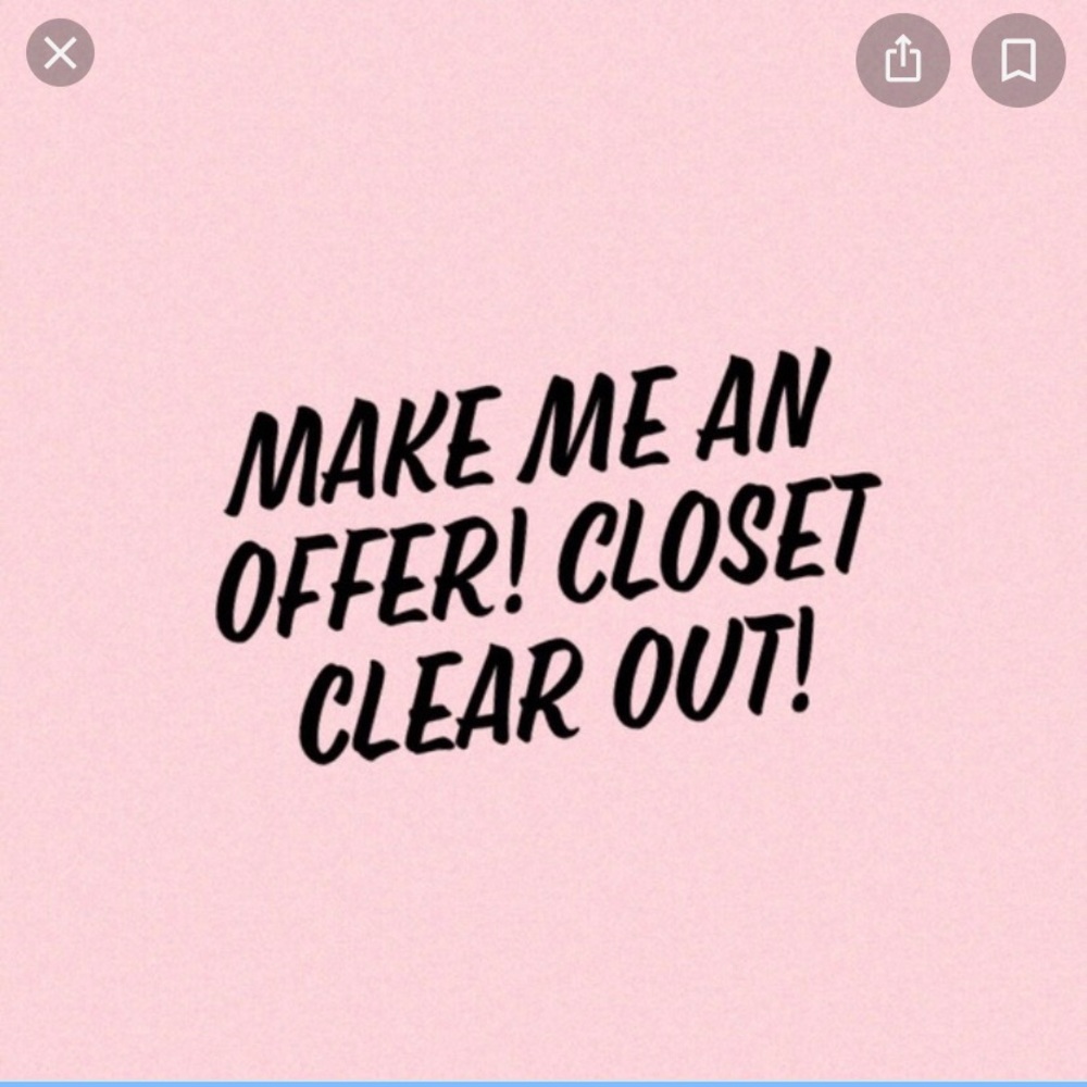 Closet clear out